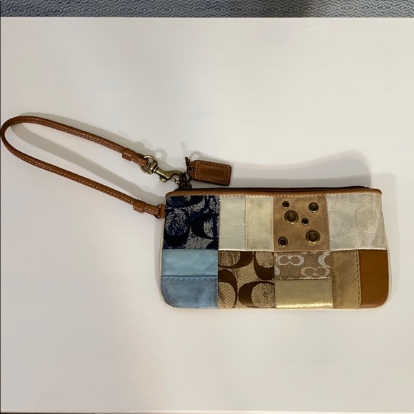Coach Patchwork Wristlet - Picture 2 of 8